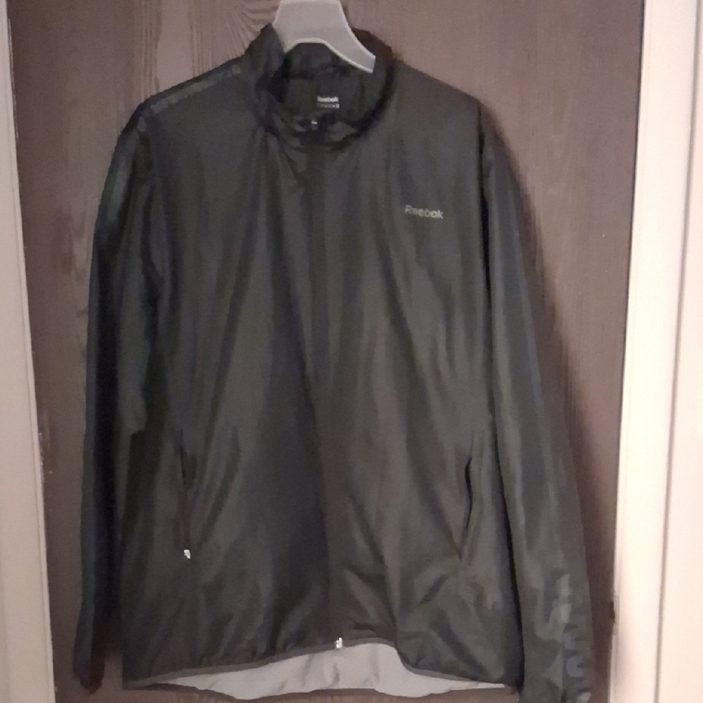 Reebok Black Windbreaker Jacket